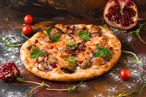 Мзиурицио с бадриджане и соусом мацони